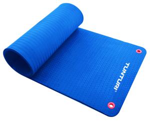 Tunturi Fitnessmat Pro l blauw l 180 x 60 x 1.5 cm