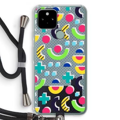 8-bit N°1: Pixel 5 Transparant Hoesje met koord