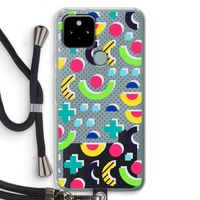 8-bit N°1: Pixel 5 Transparant Hoesje met koord