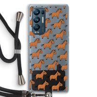 Pony: Oppo Find X3 Neo Transparant Hoesje met koord