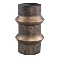 PTMD vaas danzic goudkleurig 30 cm | 2 stuks