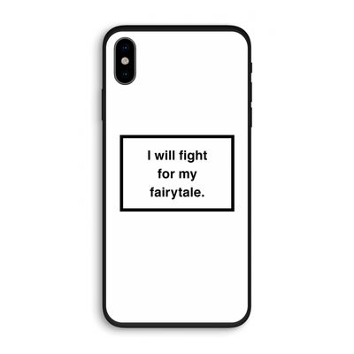Fight for my fairytale: iPhone X Biologisch afbreekbaar hoesje