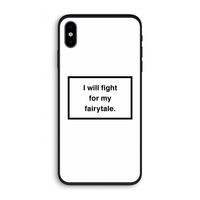 Fight for my fairytale: iPhone X Biologisch afbreekbaar hoesje