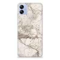 Samsung Galaxy A04e | TPU | Siliconen hoesje | Marmer Beige