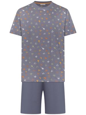 Sportieve heren shortama katoen