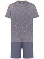 Sportieve heren shortama katoen