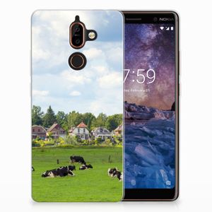 Nokia 7 Plus TPU Hoesje Koeien