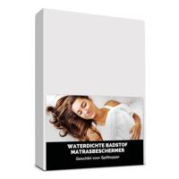 Molton Hoeslaken - Badstof Waterdicht - Splittopper - 180x210 Cm - Fresh And Co Matrasbeschermer - Dekbed-Discounter.nl