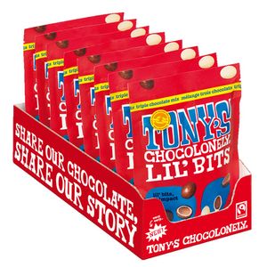 Tony&apos;s Chocolonely - Lil'Bits Triple chocolate mix - 8x 120g