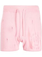 BARROW short en maille ajourée - Rose