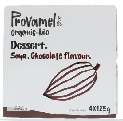 Provamel Dessert choco rietsuiker 125 gram bio Provamel Dessert choco rietsuiker 125 gram bio