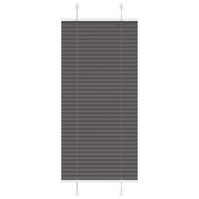 Pliss rolgordijn 55x150 cm stofbreedte 54,4 cm polyester zwart