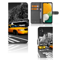 Samsung Galaxy A14 4G Flip Cover New York Taxi - thumbnail