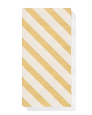 HEMA Servetten Gouden Streep 40x40cm - 12 Stuks