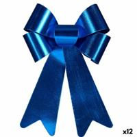 Lasso Kerstversiering Blauw PVC 24 x 36 x 5 cm (12 Stuks)
