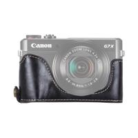 1/4 inch draad PU leder Camera Half Case Base voor Canon G7 X Mark II (zwart)