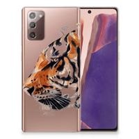 Smartphone hoesje Samsung Note 20 Watercolor Tiger