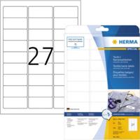 Herma 4511 63.5 x 29.6 mm Acetaatzijde Wit 540 stuk(s) Weer verwijderbaar Naametiketten