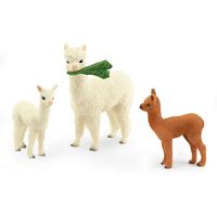 Schleich Wild Life - Alpacafamilie speelfiguur - thumbnail