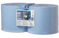Poetspapier tork w2 industrial premium blauw