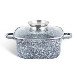 Edënbërg Stonetec Line - Kookpan/Braadpan met Deksel - 4,4 liter - 24 cm - Aluminium