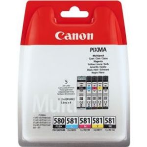 Canon 2024C006 inktcartridge Origineel Zwart, Cyaan, Magenta, Geel Multipack 5 stuk(s)