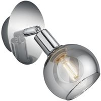 LED Wandspot - Trion Brista - E14 Fitting - 1-lichts - Rond - Glans Chroom - Aluminium - thumbnail