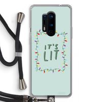 It's Lit: OnePlus 8 Pro Transparant Hoesje met koord
