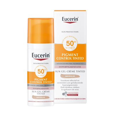 Eucerin Sun Crème-Gel Pigment Control Tinted Medium SPF50