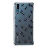 Miauw: Huawei P20 Transparant Hoesje Miauw: Huawei P20 Transparant Hoesje