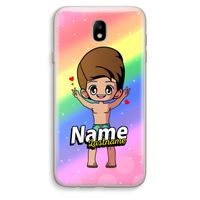 Chibi Maker man: Samsung Galaxy J7 (2017) Transparant Hoesje