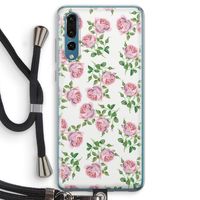 Kleine roosjes: Huawei P20 Pro Transparant Hoesje met koord
