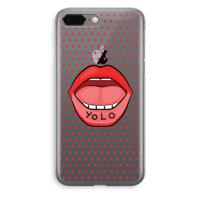 Yolo Denise: iPhone 8 Plus Transparant Hoesje - thumbnail