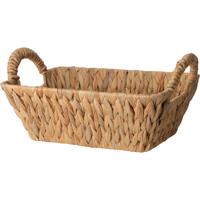 Broodmand - gevlochten riet - naturel - 30 x 20 x 11 cm