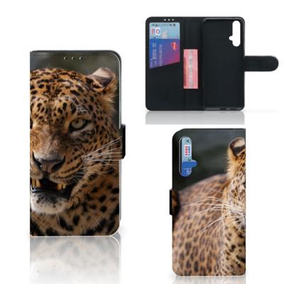 Honor 20 | Telefoonhoesje | Met pasjeshouder | Luipaard