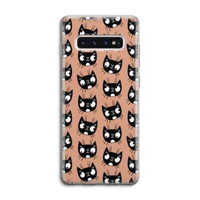 Kat: Samsung Galaxy S10 4G Transparant Hoesje