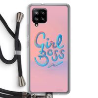 Girl boss: Samsung Galaxy A42 5G Transparant Hoesje met koord