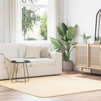 Hoogpolig vloerkleed NAVARRA 200x200 cm polyester crmekleurig