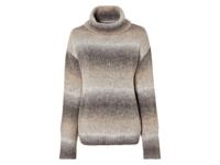 esmara Gebreide dames trui (M (40/42), grijs/wit/beige)