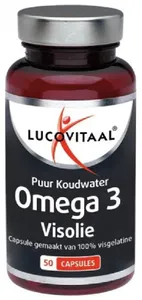 Lucovitaal Supplement Puur Omega 3 Koudwater Visolie - 50 Capsules