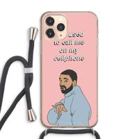 Hotline bling: iPhone 11 Pro Max Transparant Hoesje met koord