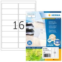 Etiket herma recycling 99.1x33.8mm wit