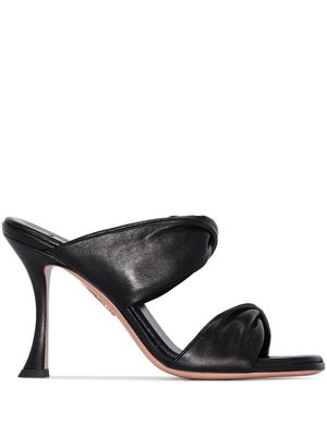 Aquazzura sandales à bout ouvert - Noir