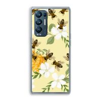 No flowers without bees: Oppo Find X3 Neo Transparant Hoesje