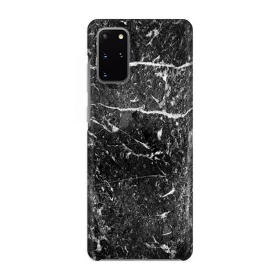Zwart marmer: Volledig geprint Samsung Galaxy S20 Plus Hoesje