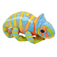 Pluche knuffel Kameleon van 13 cm - thumbnail