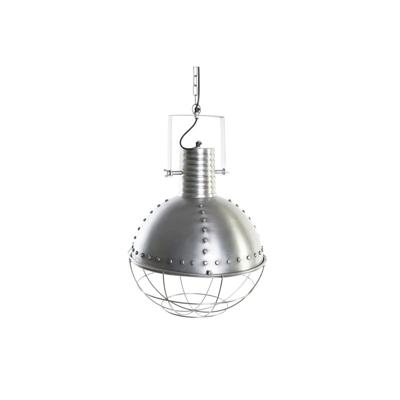 Plafondlamp DKD Home Decor Zilverkleurig Ijzer 50 W 43 x 43 x 66 cm