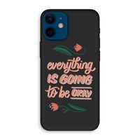 Optimistic flower girl: iPhone 12 mini Biologisch afbreekbaar hoesje