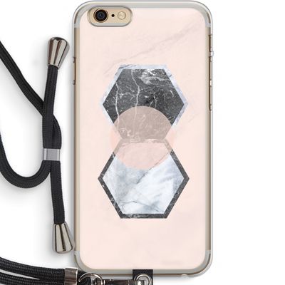 Creatieve toets: iPhone 6 PLUS / 6S PLUS Transparant Hoesje met koord