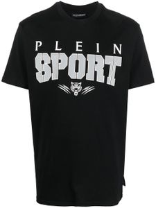 Plein Sport t-shirt à logo imprimé - Noir